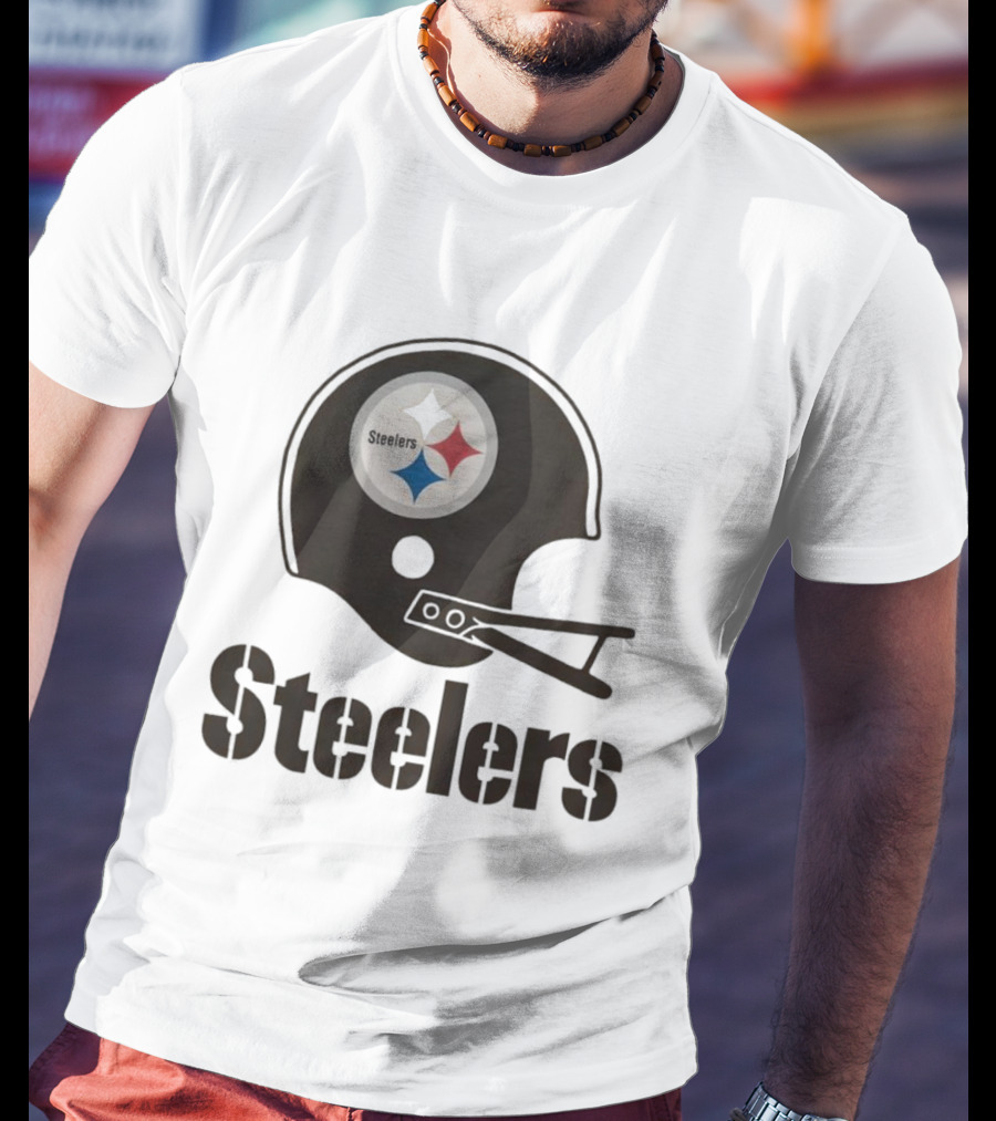 Pittsburgh Steelers Helmet Logo T-Shirt