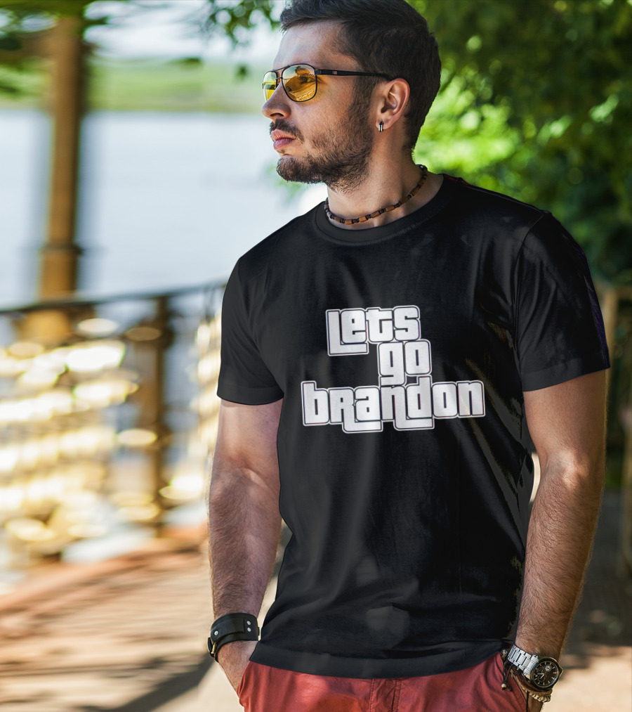 Lets Go Brandon Grand Theft T-Shirt