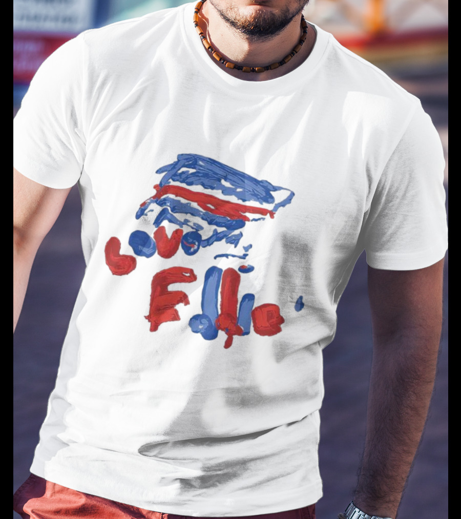 Buffalo Love Eddie Bills Colors T-Shirt