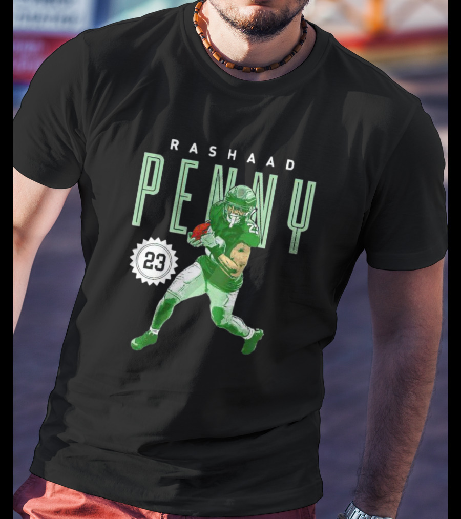 Rashaad Penny Philadelphia 23 Football Run T-Shirt