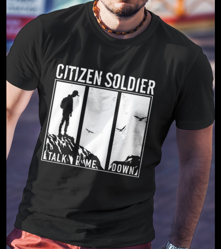 Citizen Soldier Talk Me Down Silhouette With Birds T-Shirt