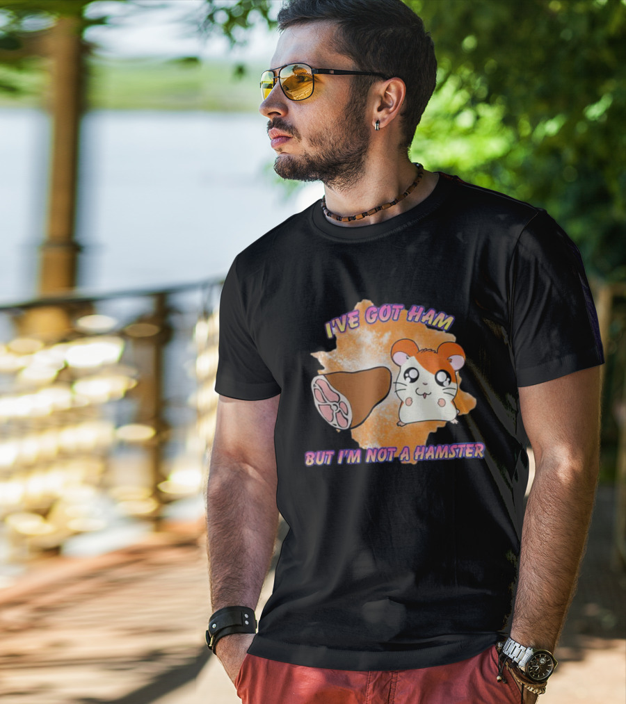 I've Got Ham Funny Cartoon Hamster Joke T-Shirt