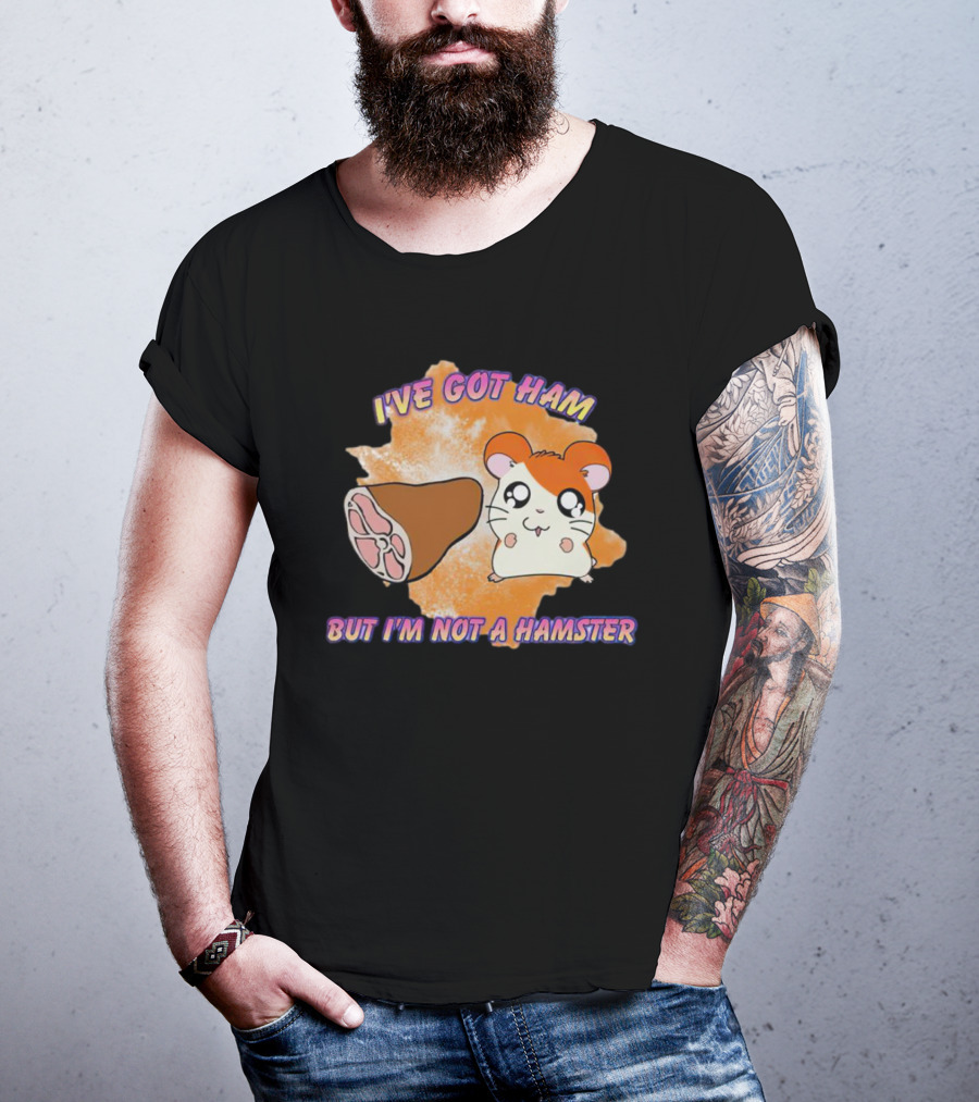 I've Got Ham Funny Cartoon Hamster Joke T-Shirt
