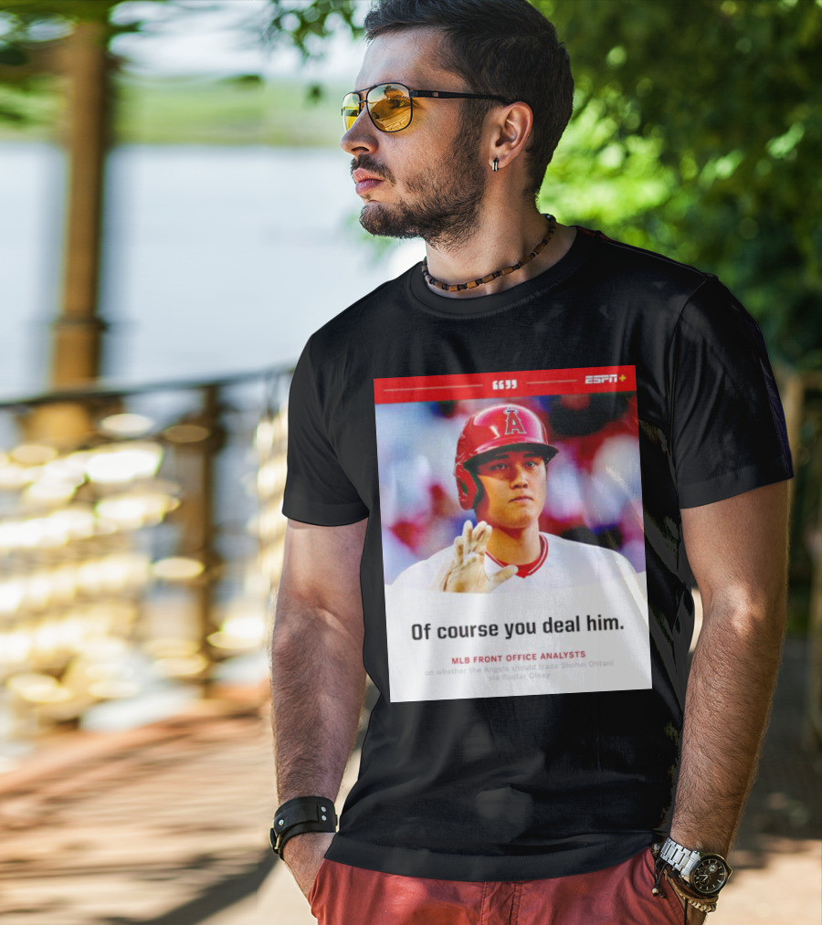 ESPN+ Shohei Ohtani MLB Front Office Analysts Trade Discussion T-Shirt