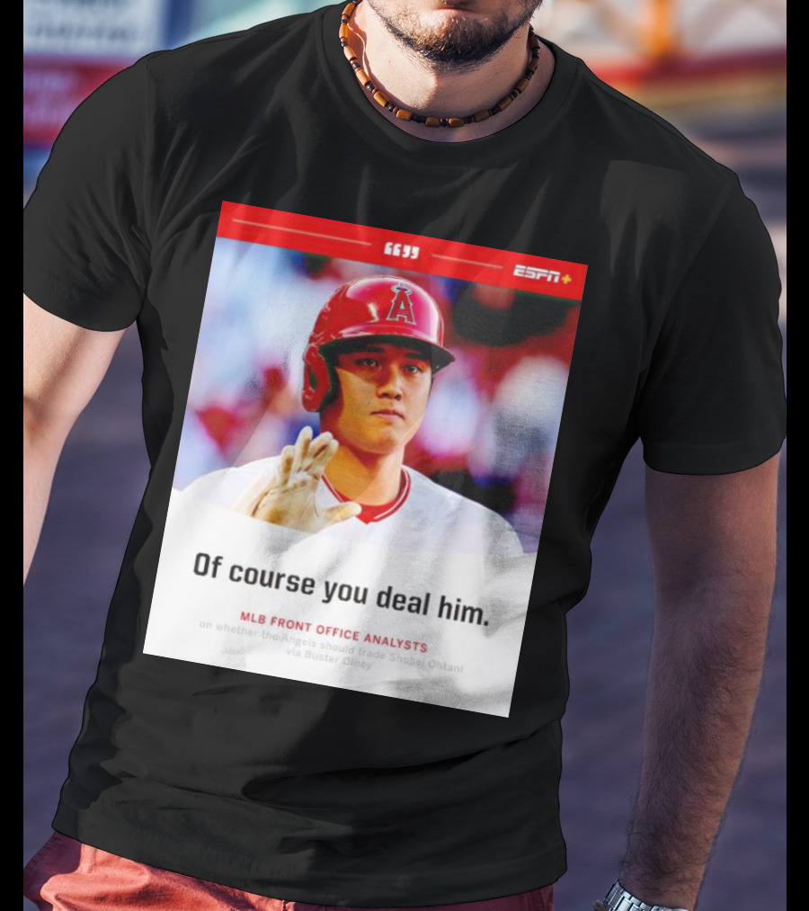 ESPN+ Shohei Ohtani MLB Front Office Analysts Trade Discussion T-Shirt