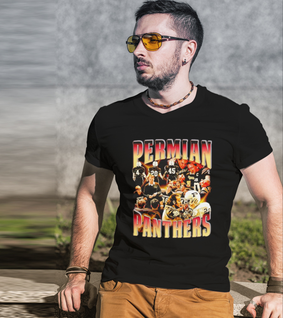 Permian Panthers 90s Football Team Vintage T-Shirt