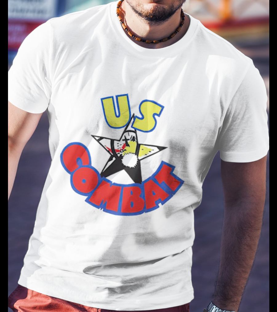 US Combat Star Fighter Power T-Shirt
