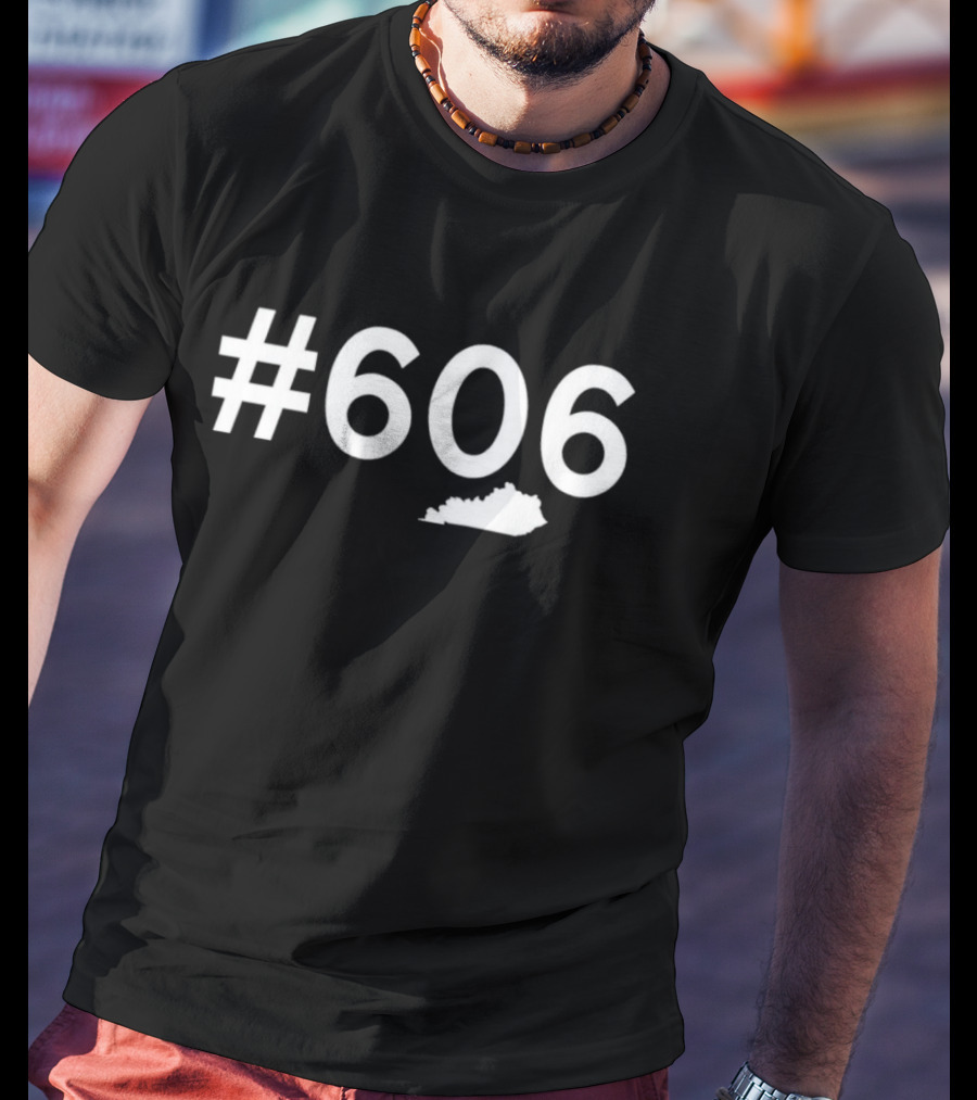 606 Kentucky Area Code With State T-Shirt