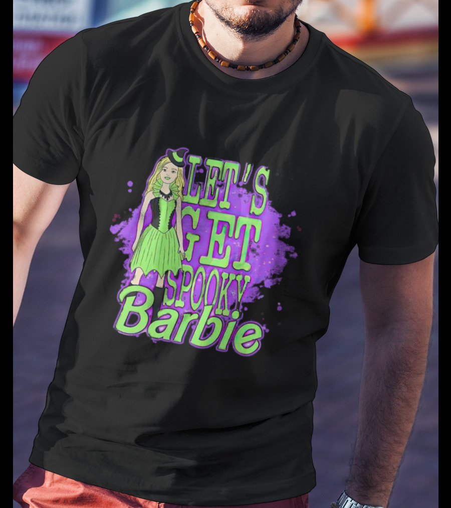 Let's Get Spooky Barbie Halloween Witch Costume T-Shirt