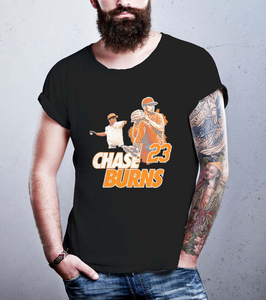 CHAS BURNS 23 Throw The Ball T-Shirt