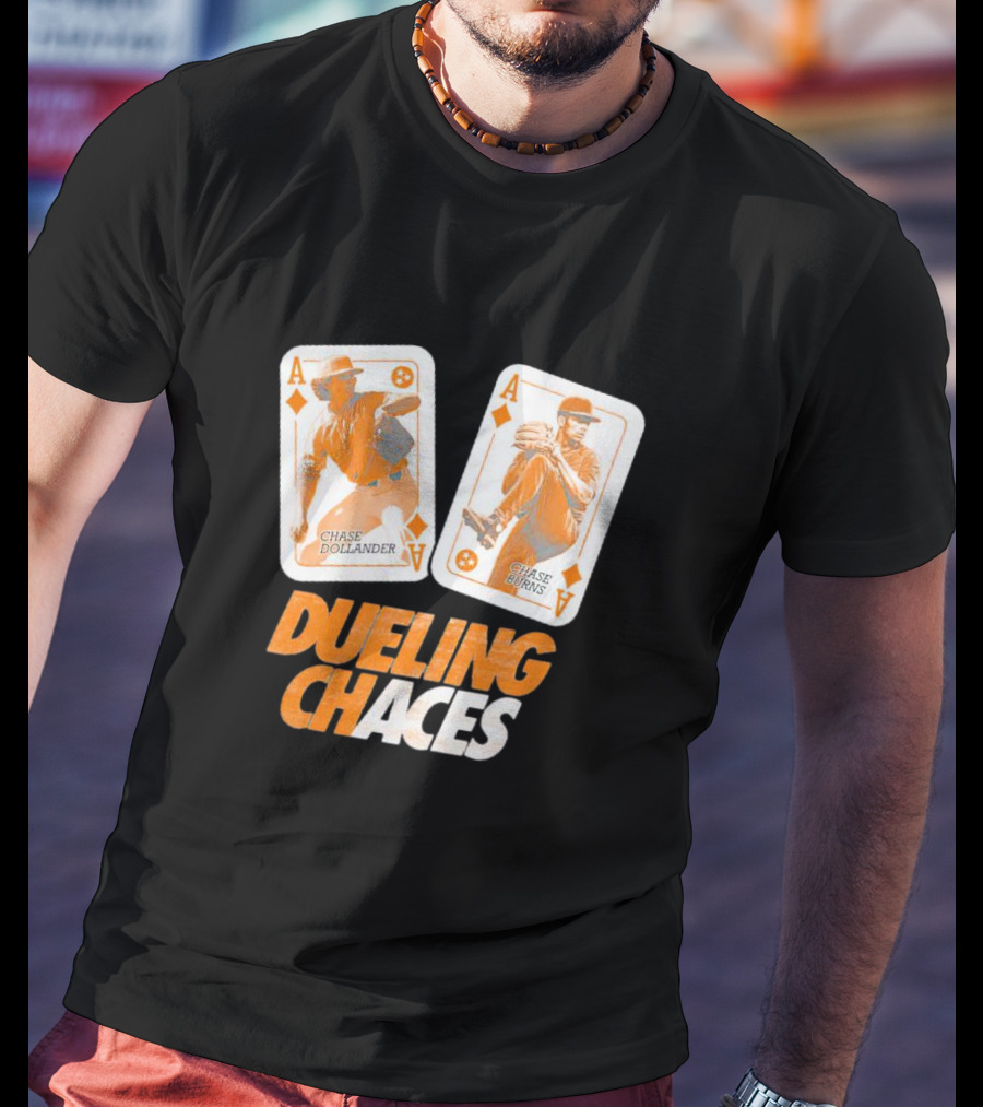 Dueling Chaces Chase Dollander Chase Burns Playing Cards T-Shirt