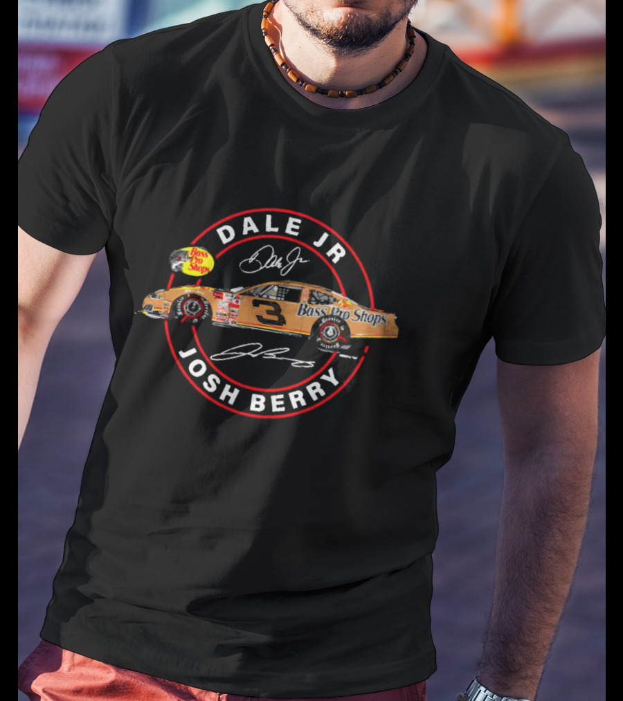 Dale Jr Josh Berry Bass Pro Shops Signature Car 3 T-Shirt
