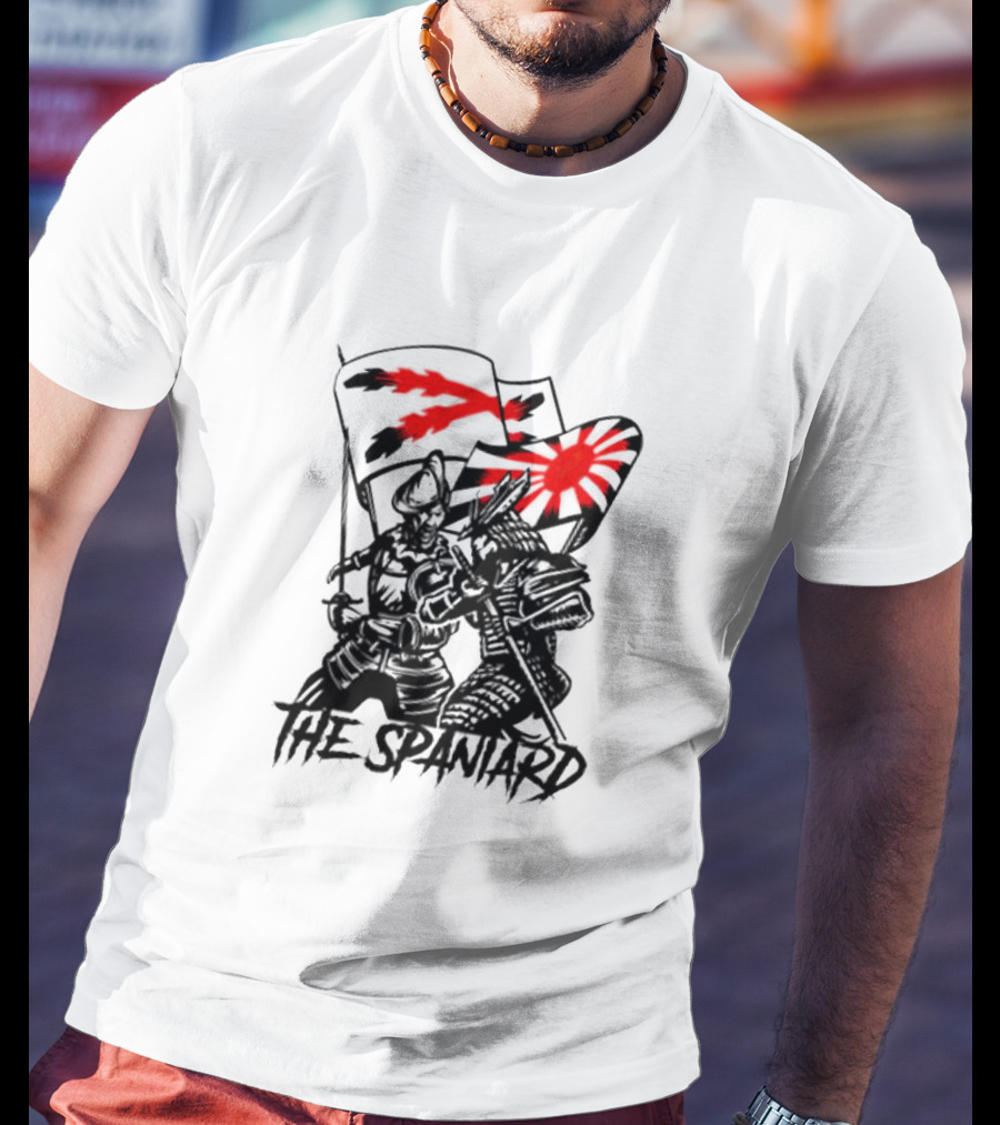 The Spaniard Knight With Dual Red Flags T-Shirt