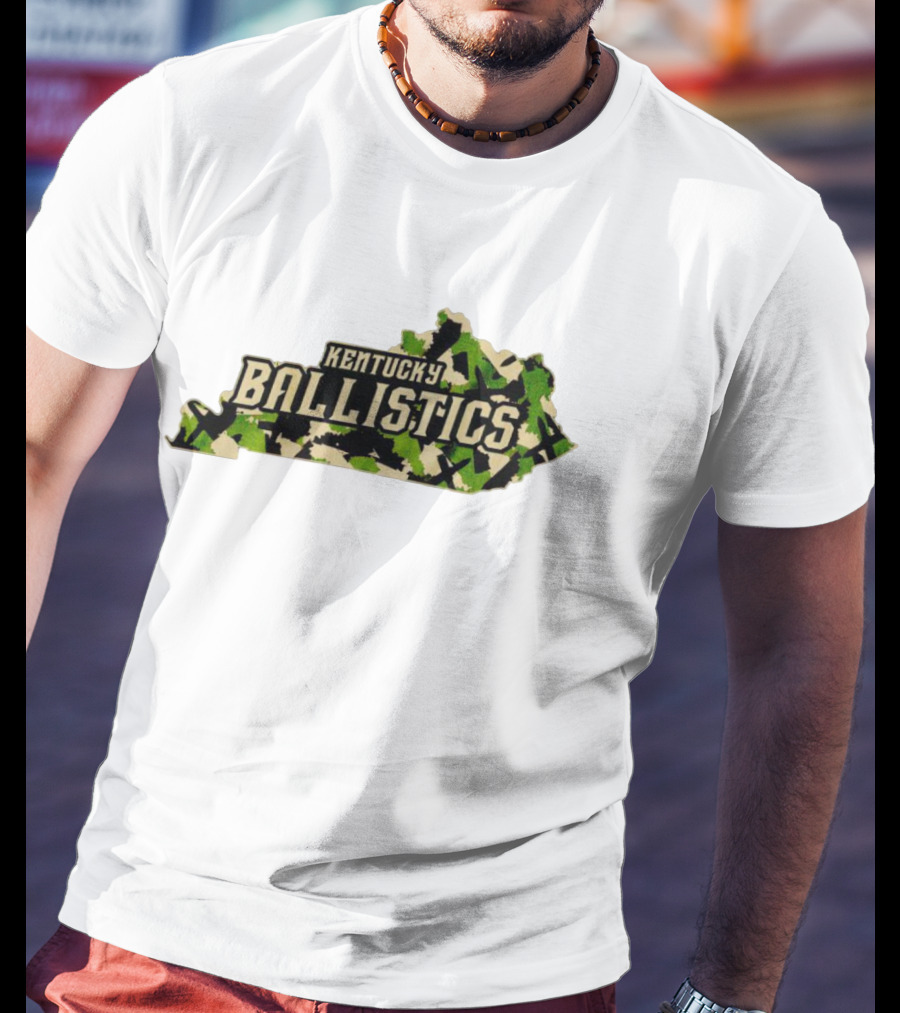 Kentucky Ballistics Camo State Shape T-Shirt