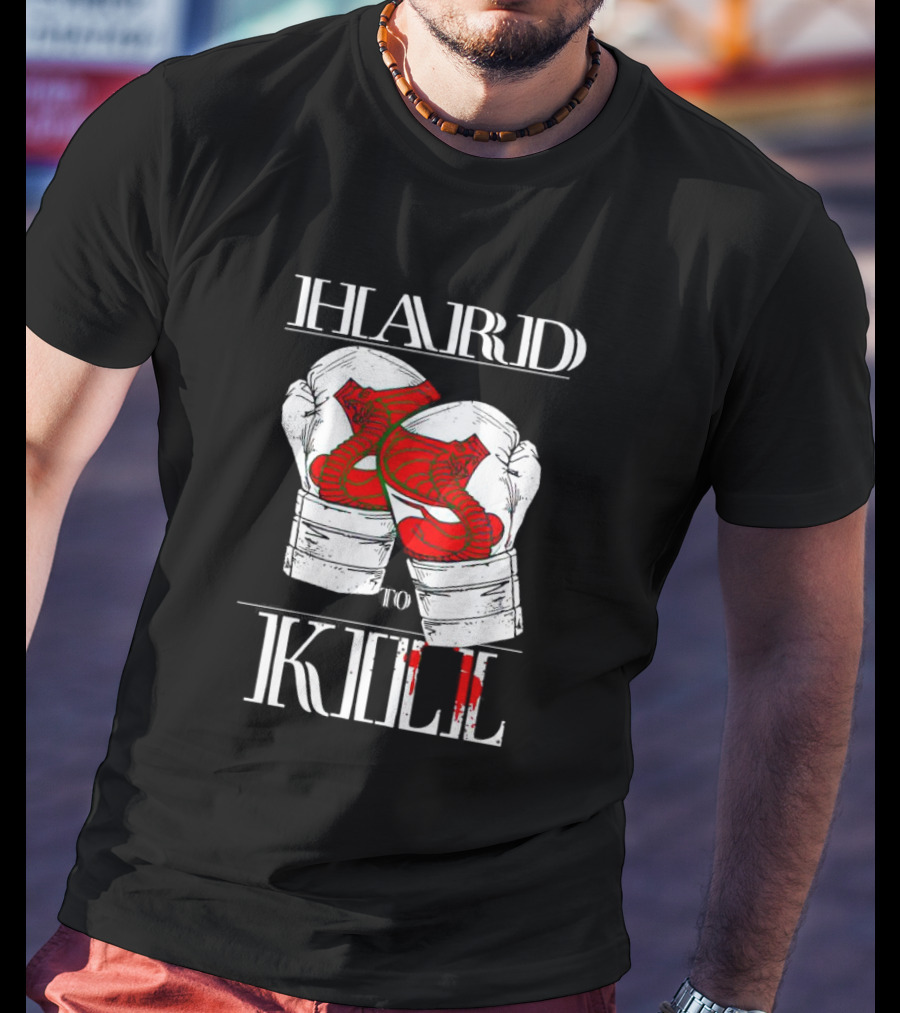 Hard To Kill Boxing Gloves With Red Cobra T-Shirt