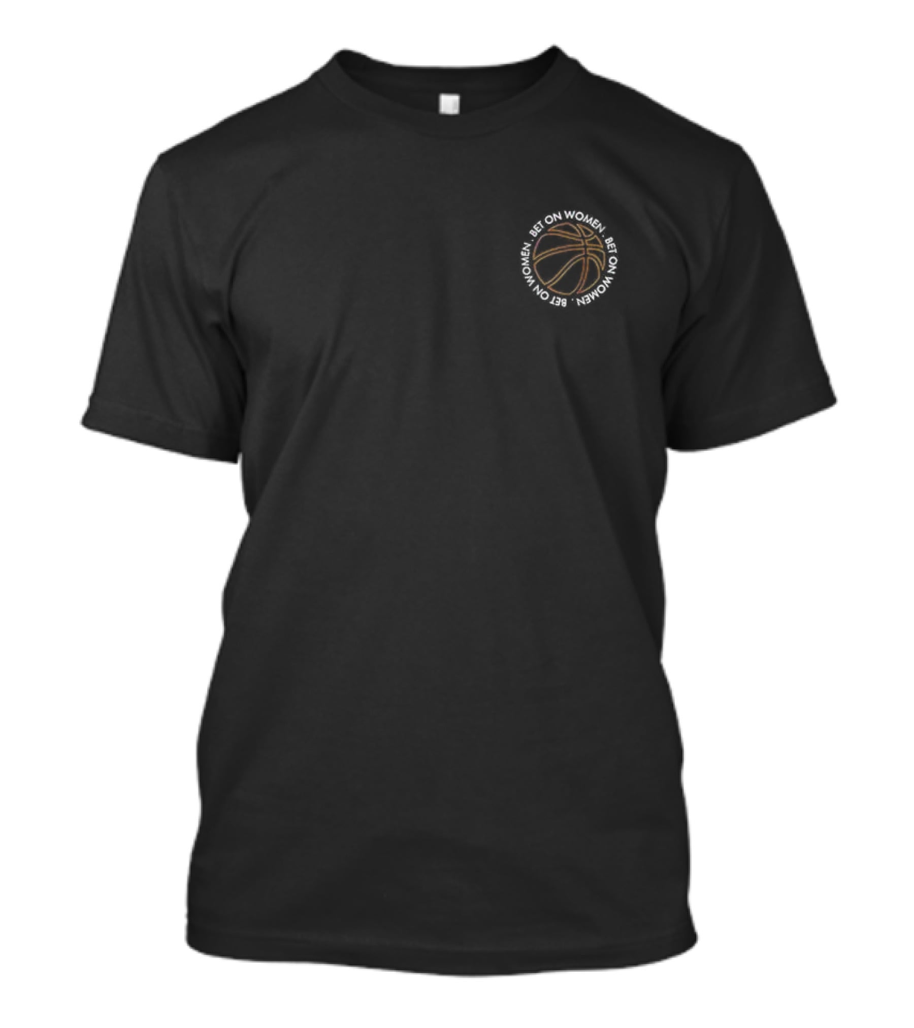 Bet On Women Basketball Circle Pocket T-Shirt