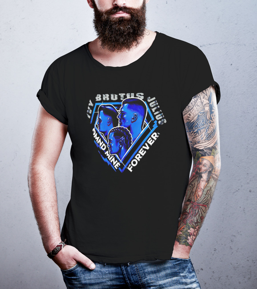 Ivy Brutus Julius Diamond Mine Forever Blue Portrait Trio T-Shirt