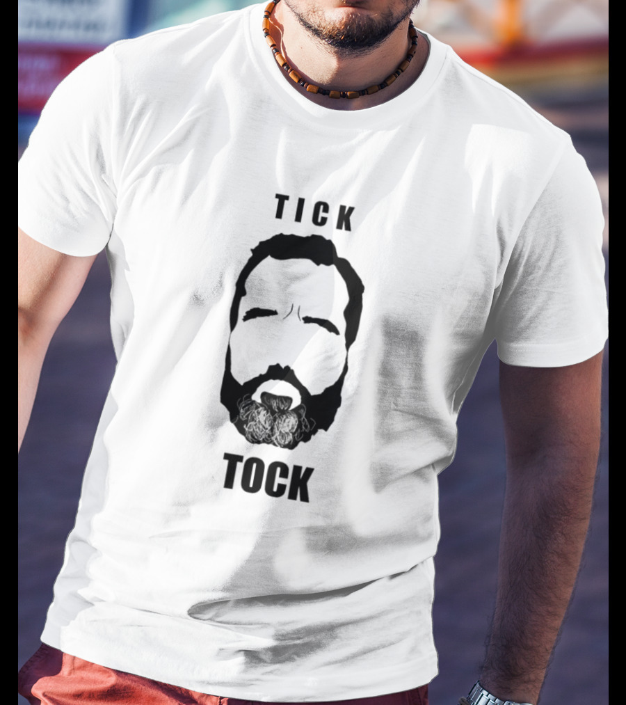 Tick Tock Jack Smith Beard Face T-Shirt