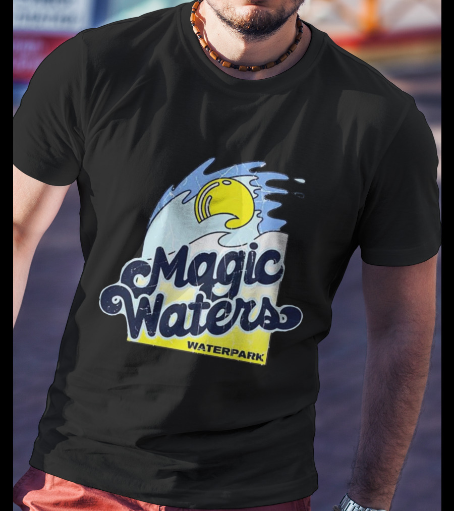Magic Waters Waterpark Wave And Sun T-Shirt