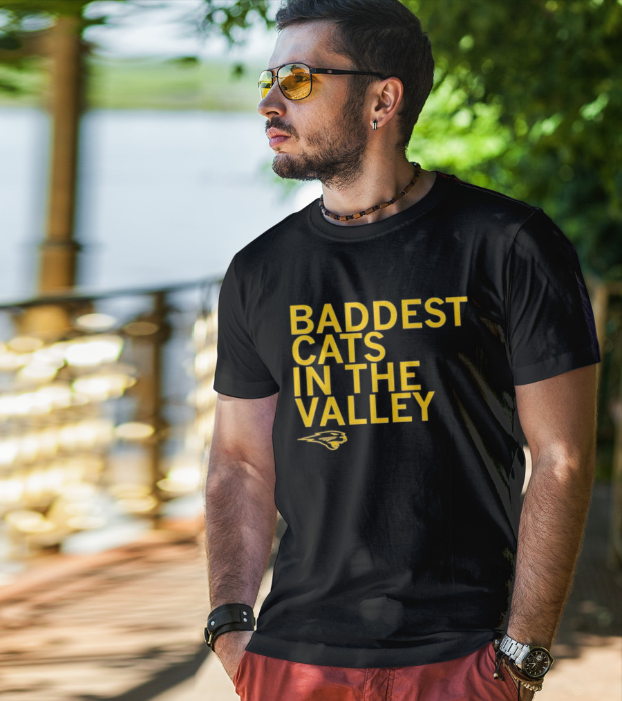Baddest Cats In The Valley Northern Iowa Panthers T-Shirt