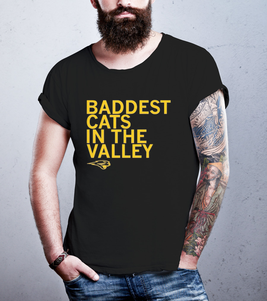 Baddest Cats In The Valley Northern Iowa Panthers T-Shirt