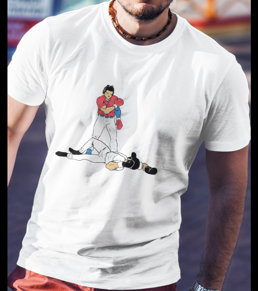 Down Goes Anderson Knockout Moment Boxing Scene T-Shirt