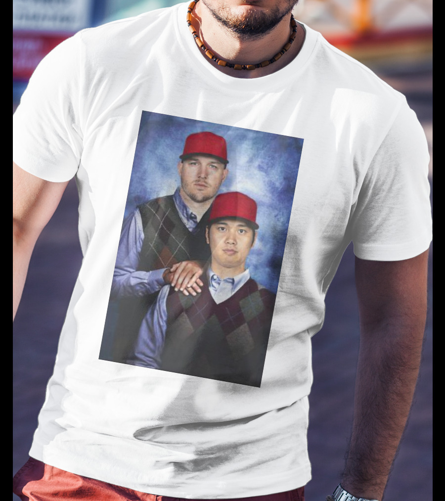 Los Angeles Angels Shohei Ohtani And Mike Trout Baseball Step Brothers Movie T-Shirt