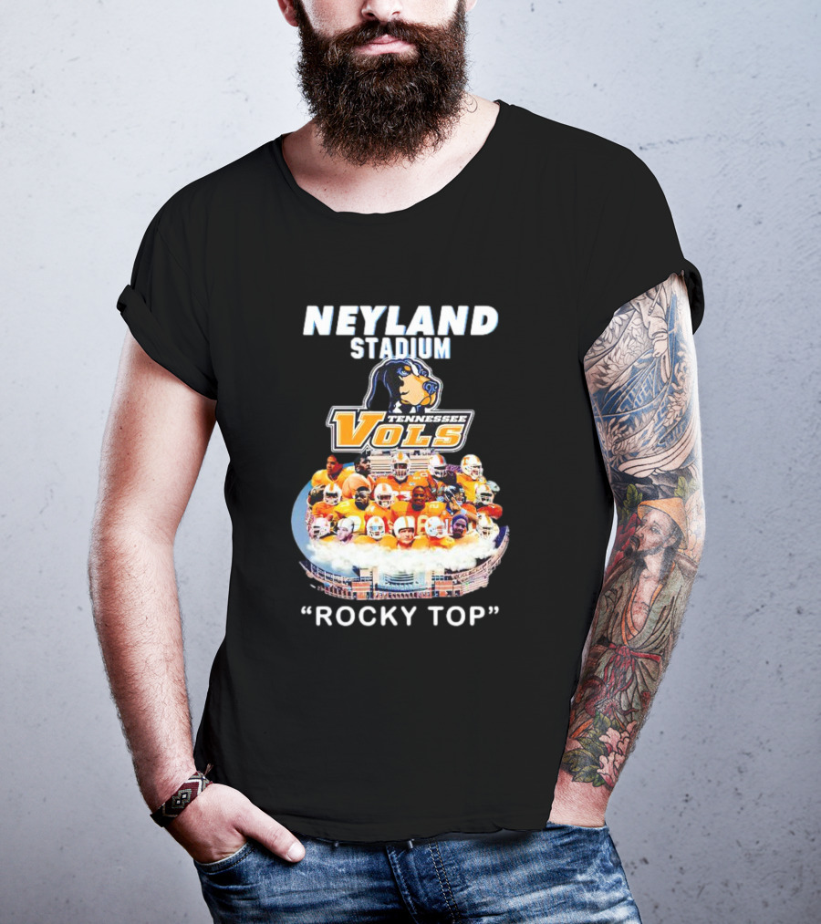 Neyland Stadium Tennessee Vols Rocky Top Football Team T-Shirt
