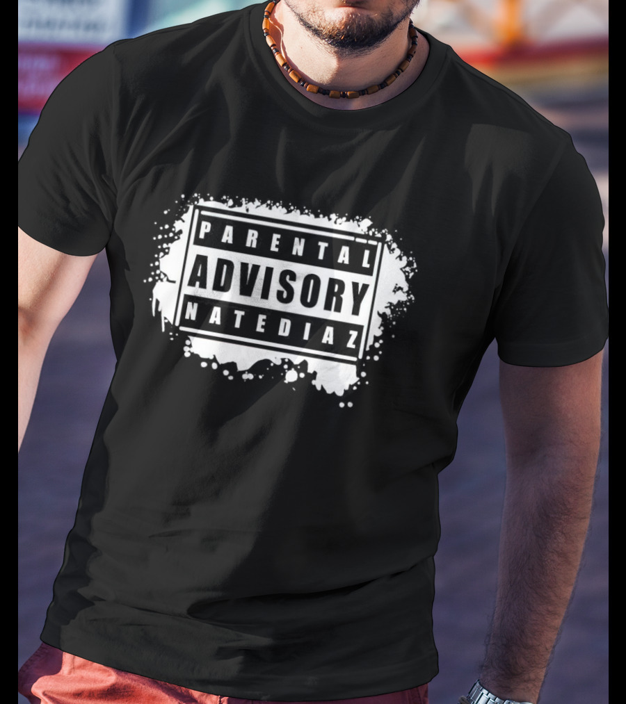 Parental Advisory Nate Diaz T-Shirt