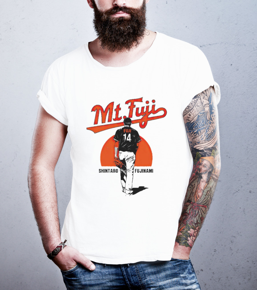 Shintaro Fujinami Mt. Fuji Baseball Baltimore Orioles T-Shirt