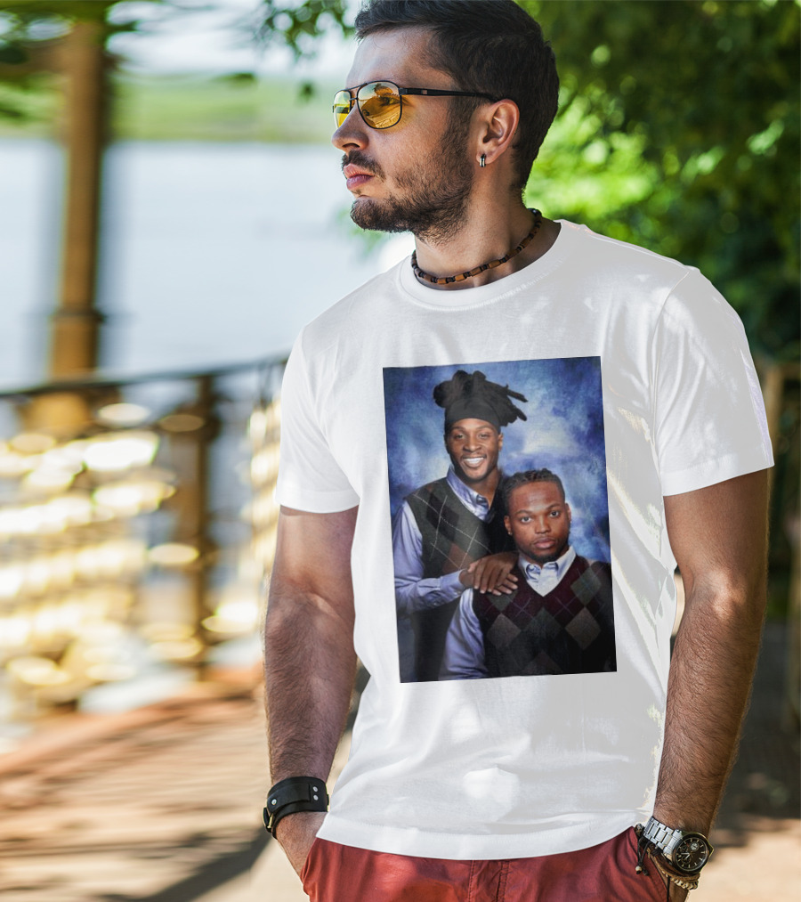 Tennessee Titans Derrick Henry DeAndre Hopkins Step Brothers Photo T-Shirt