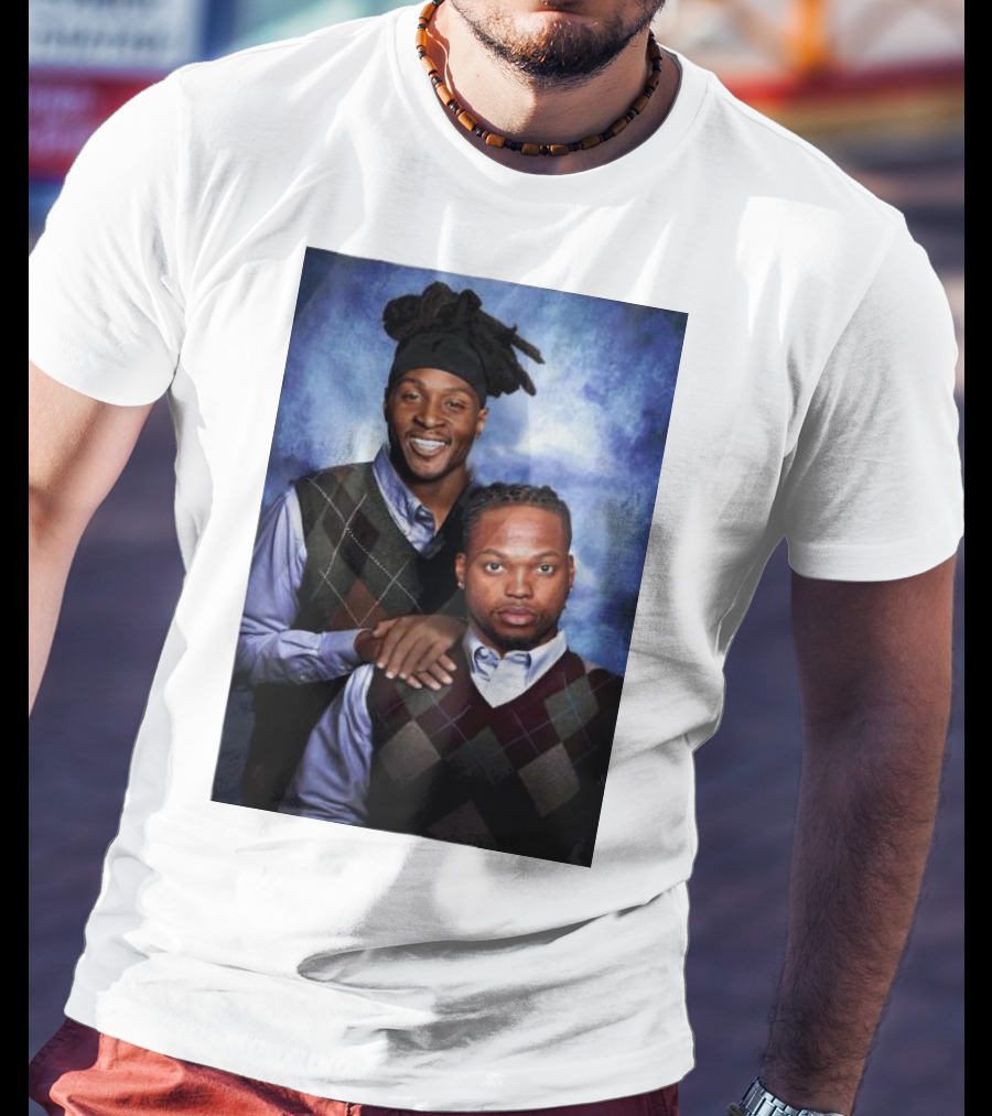 Tennessee Titans Derrick Henry DeAndre Hopkins Step Brothers Photo T-Shirt