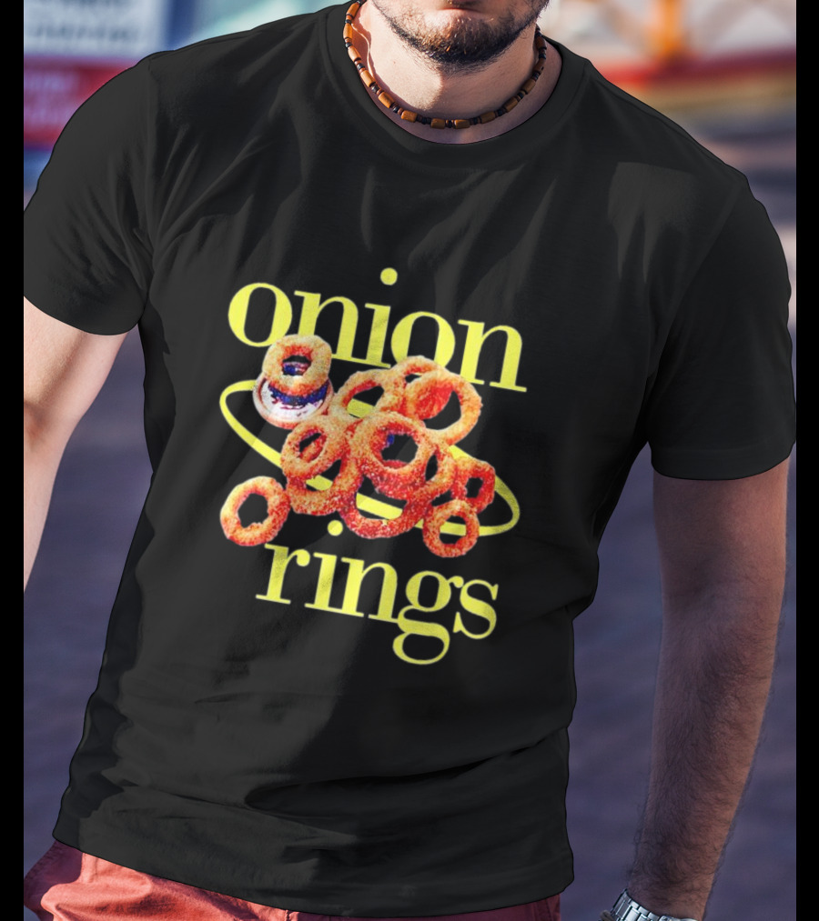 Onion Rings Saturn Orbit Rings T-Shirt