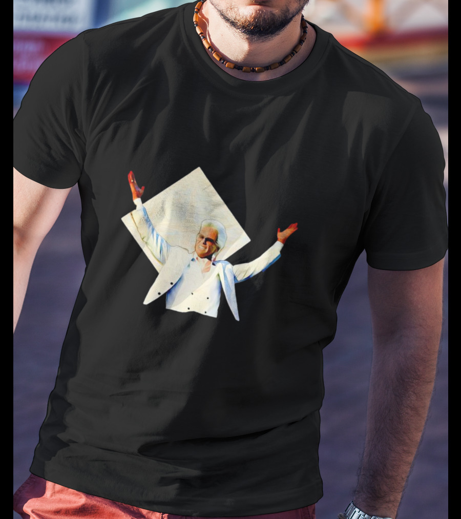 Uncle Baby Billy Raising Hands In White Suit Iconic T-Shirt
