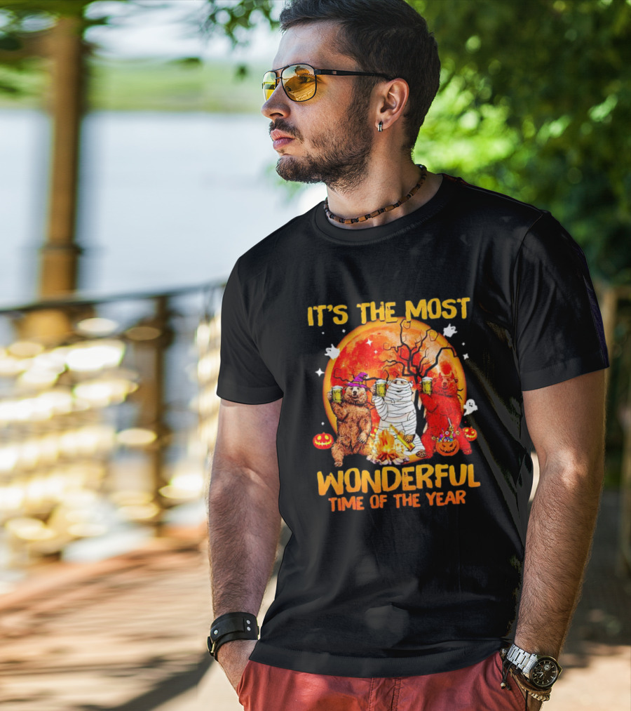 It's The Most Wonderful Time Of The Year Bear Halloween T-Shirt