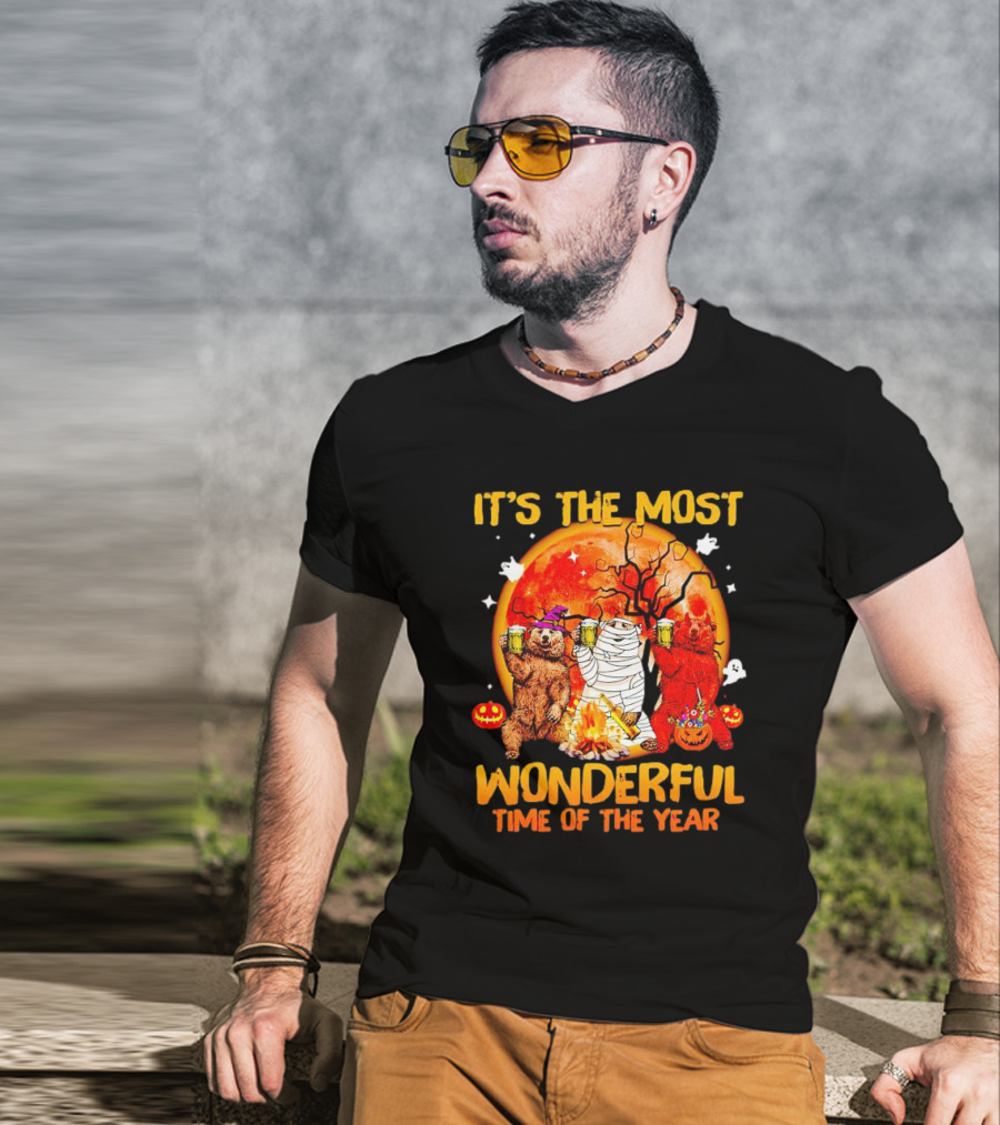 It's The Most Wonderful Time Of The Year Bear Halloween T-Shirt