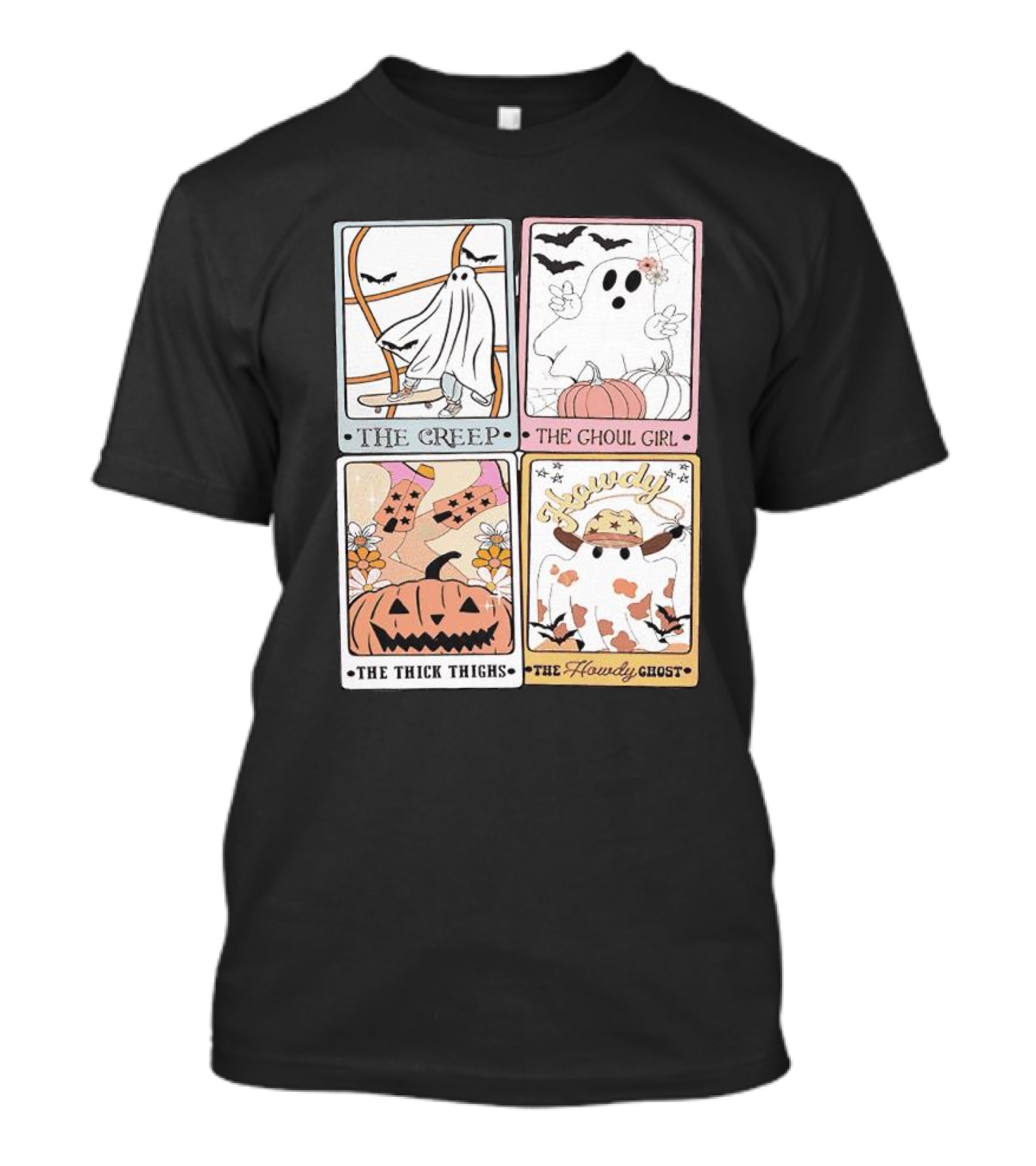 The Creep The Ghoul Girl The Thick Thighs The Howdy Ghost T-Shirt
