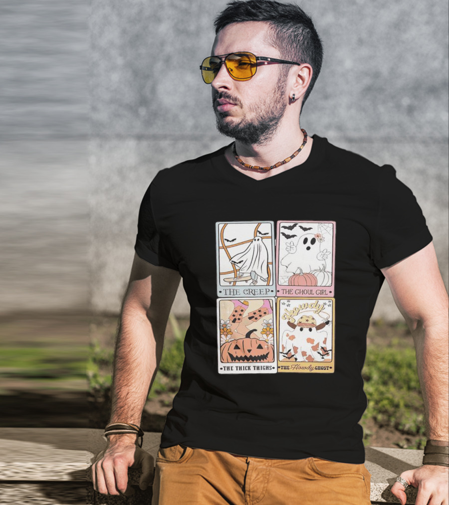 The Creep The Ghoul Girl The Thick Thighs The Howdy Ghost T-Shirt