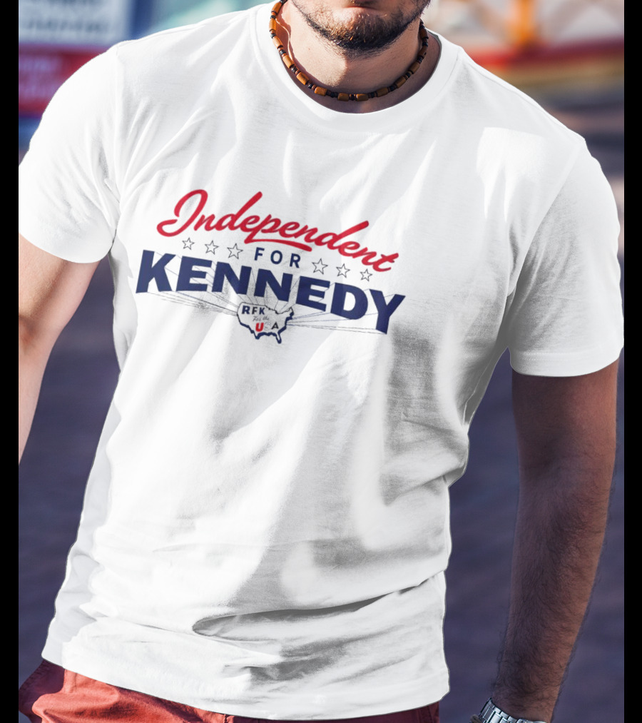 Independent For Kennedy USA Map Stars T-Shirt