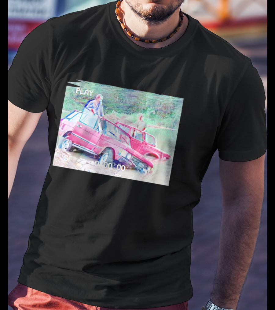 Top Gear Bolivia River Scene Retro Car Adventure Play T-Shirt