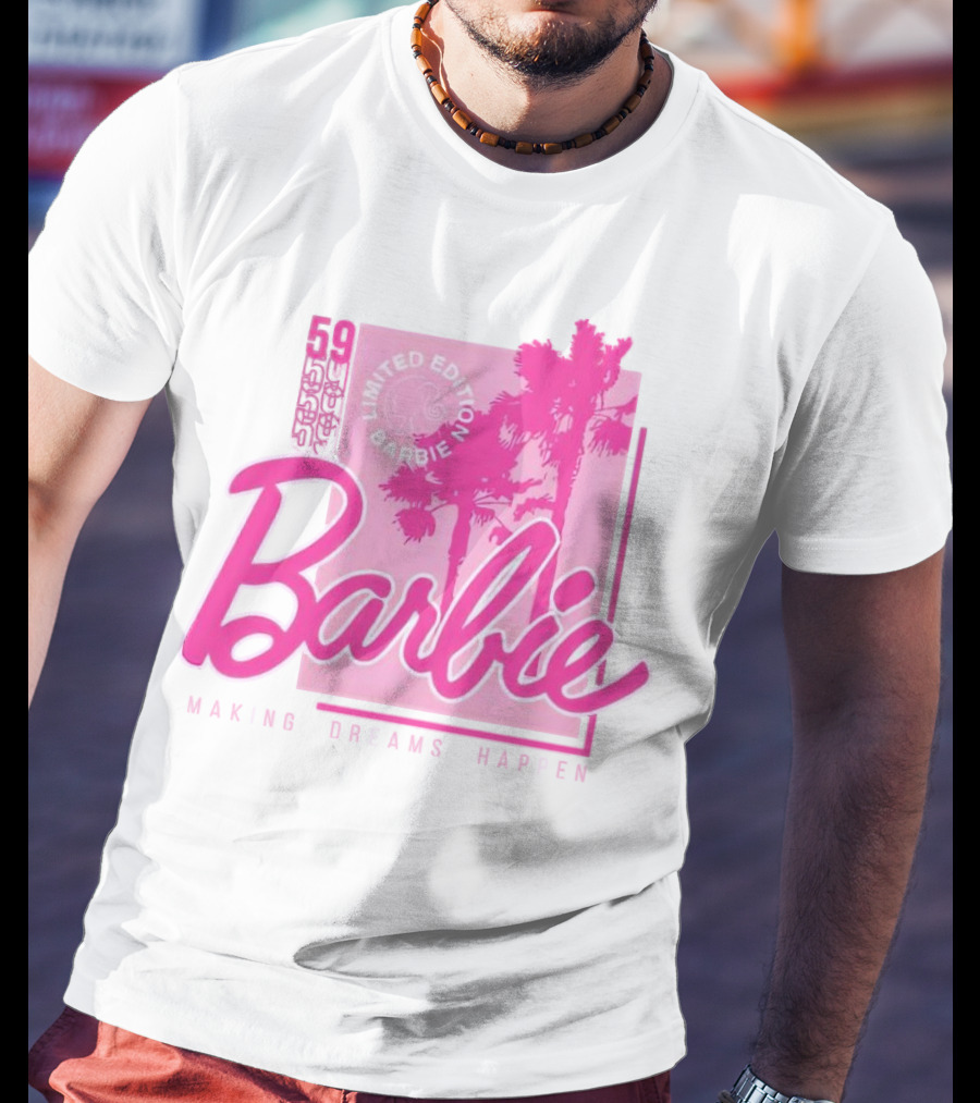 Barbie 59 Making Dreams Happen Palm Trees T-Shirt
