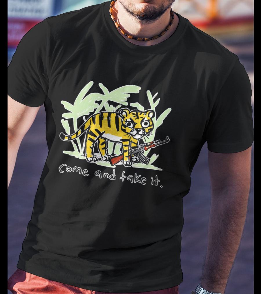Tiger Jungle AK-47 Come And Take It T-Shirt