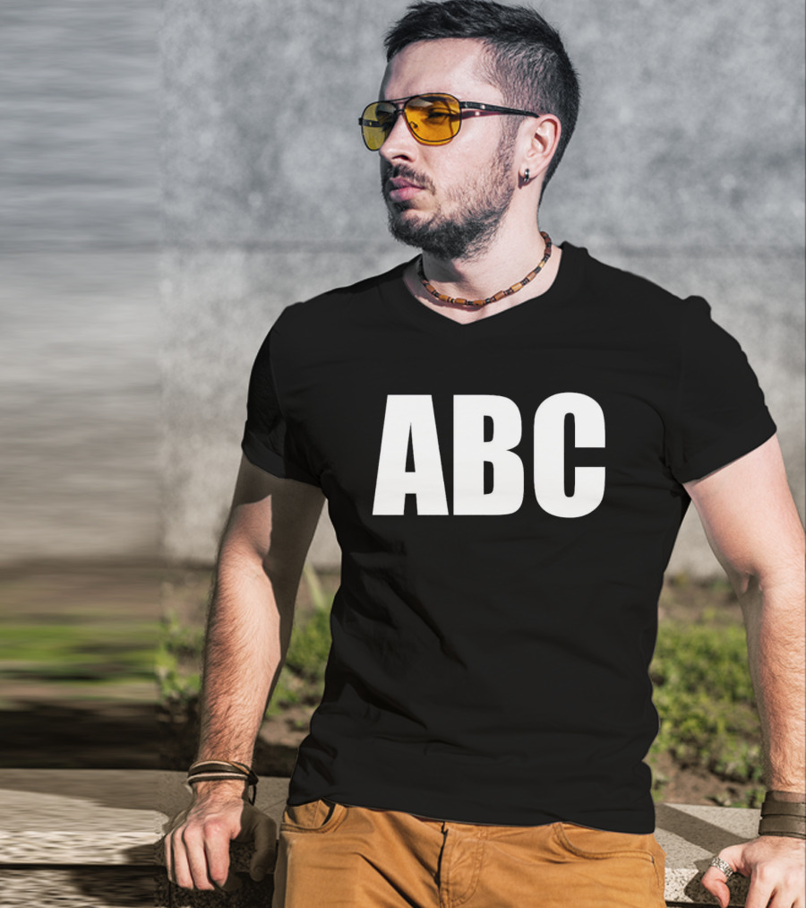 Chris Bey Wrestling ABC Bold Letters T-Shirt