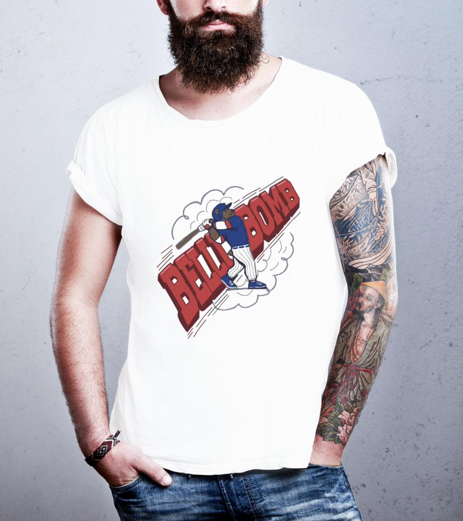 Cody Bellinger Belli Bomb Baseball Hit Iconic Swing T-Shirt