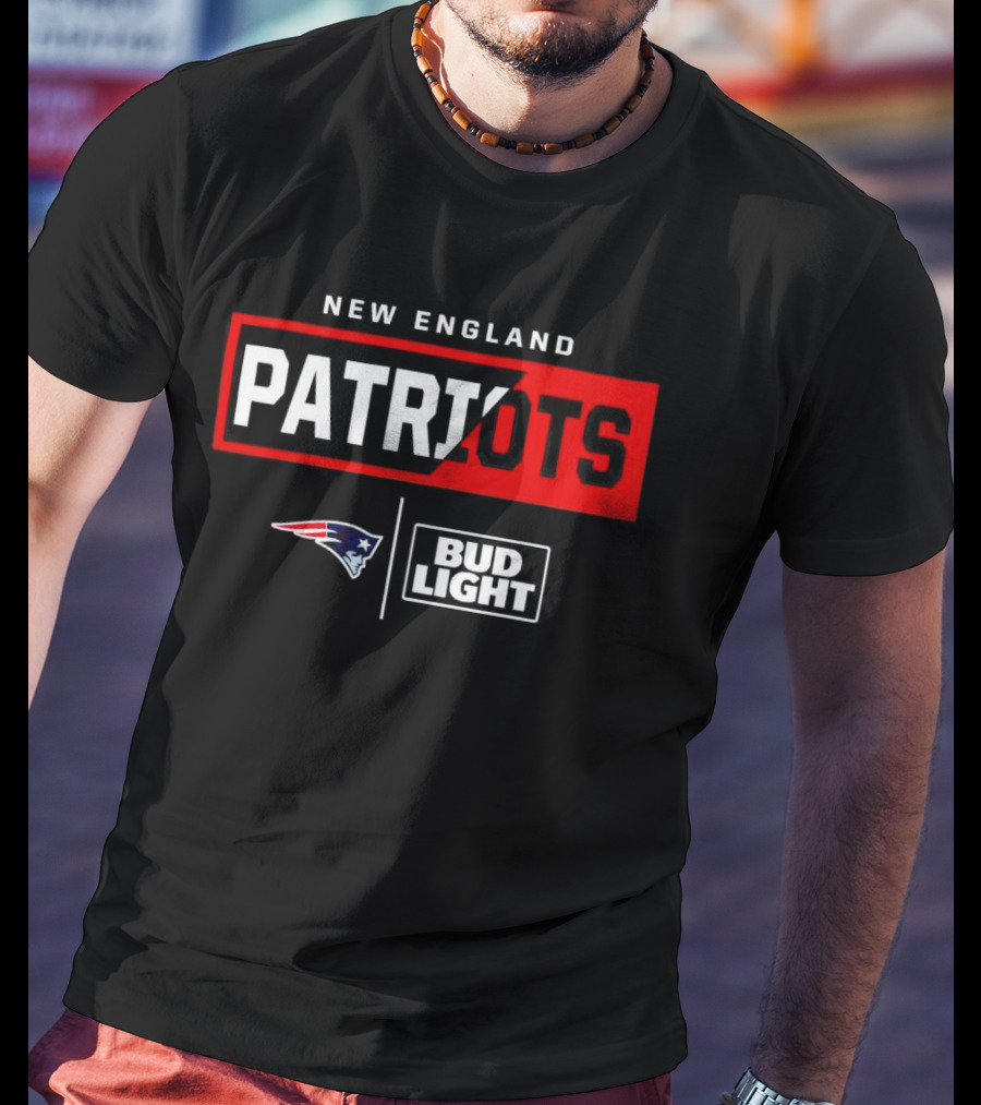 New England Patriots Bud Light Partnership T-Shirt