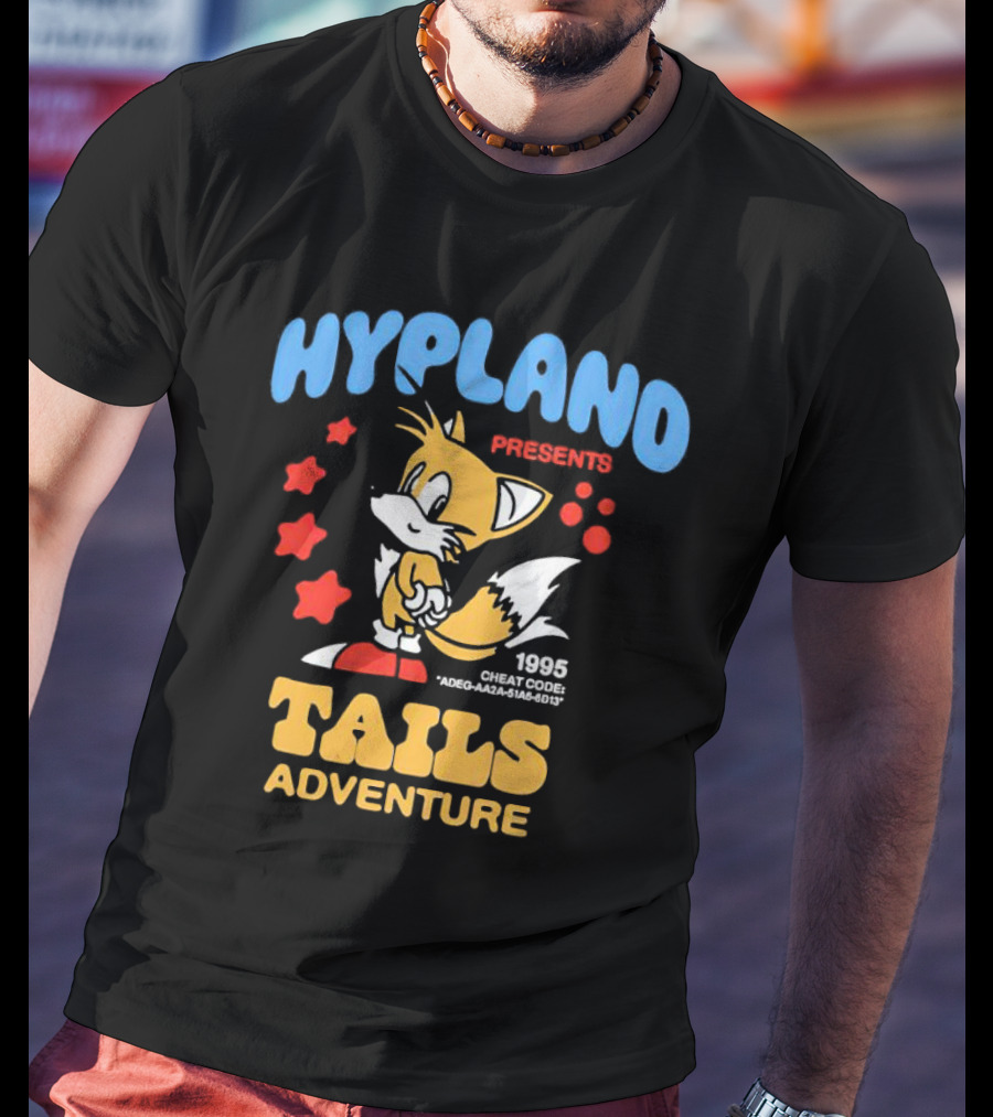 Hypland Presents 1995 Tails Adventure Cheat Code ADEG-AA2A-51A6-6D13 T-Shirt