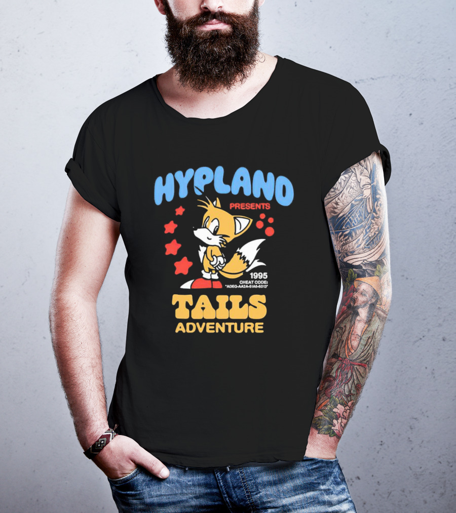 Hypland Presents 1995 Tails Adventure Cheat Code ADEG-AA2A-51A6-6D13 T-Shirt