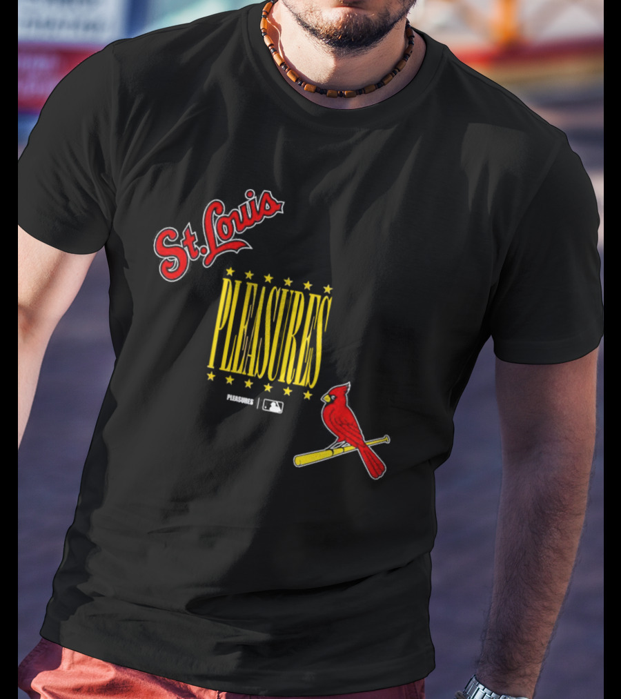 St. Louis Cardinals Pleasures MLB Collaboration T-Shirt