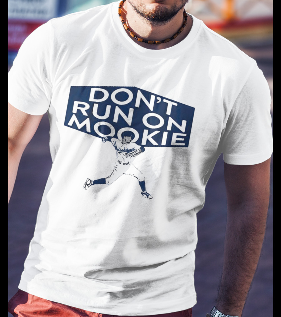 Don’t Run On Mookie Player Silhouette Baseball T-Shirt