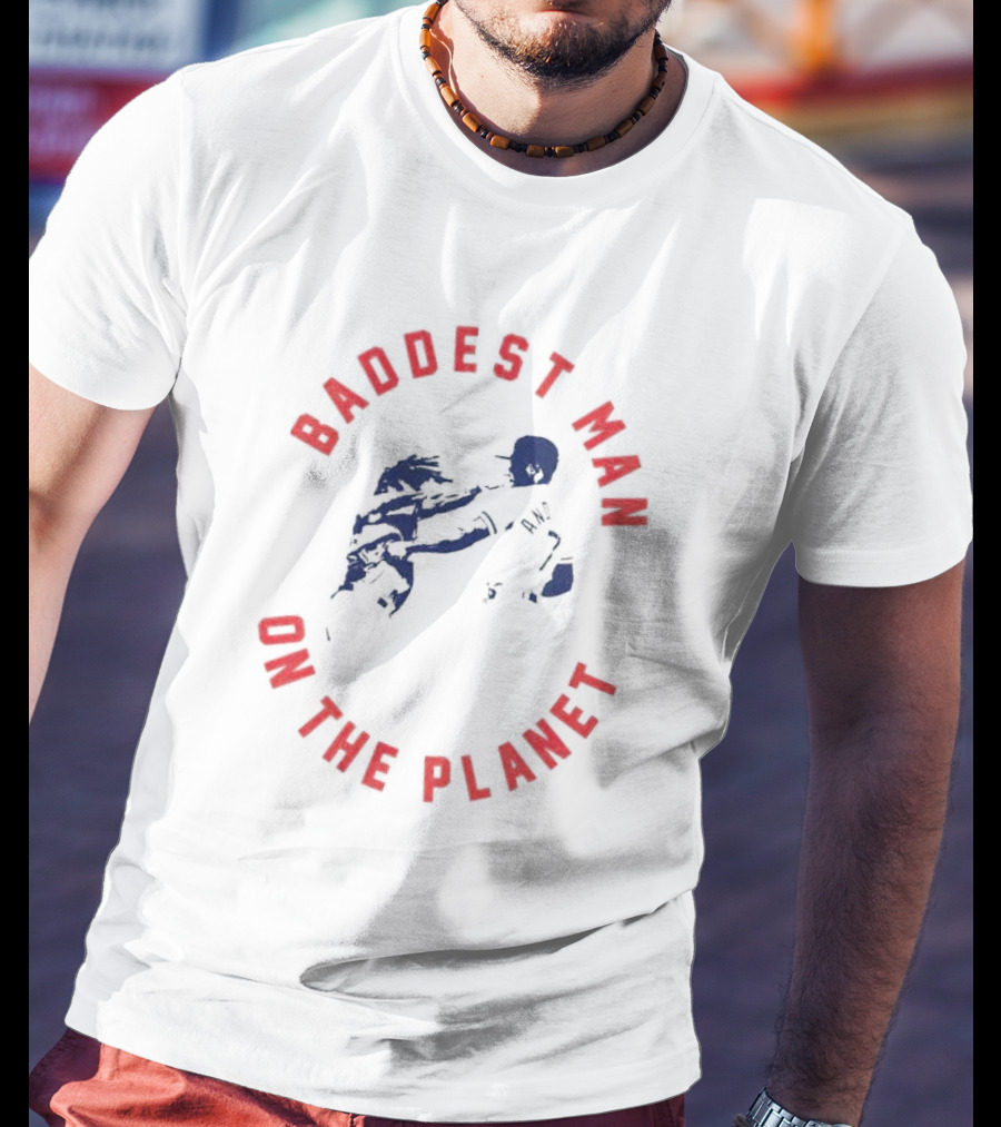 Baddest Man On The Planet Jose Ramirez Baseball Punch T-Shirt